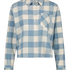 Flannel Pyjama Top, Blue