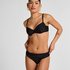 Luxe Rio Bikini Bottom, Black