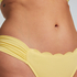Scallop Rio Bikini Bottoms, Yellow