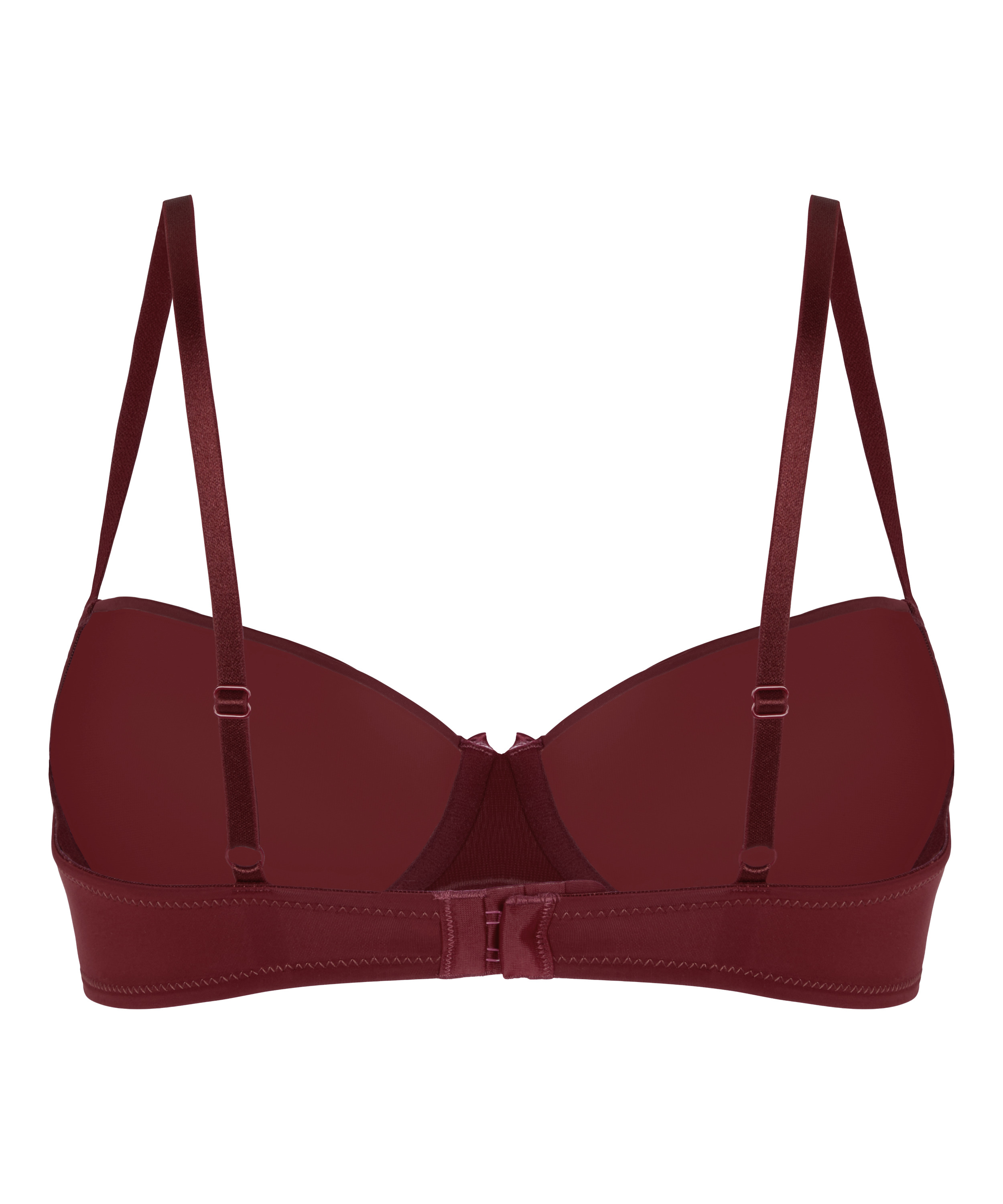 Demi Padded Underwired Bra, Red, main