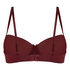 Demi Padded Underwired Bra, Red