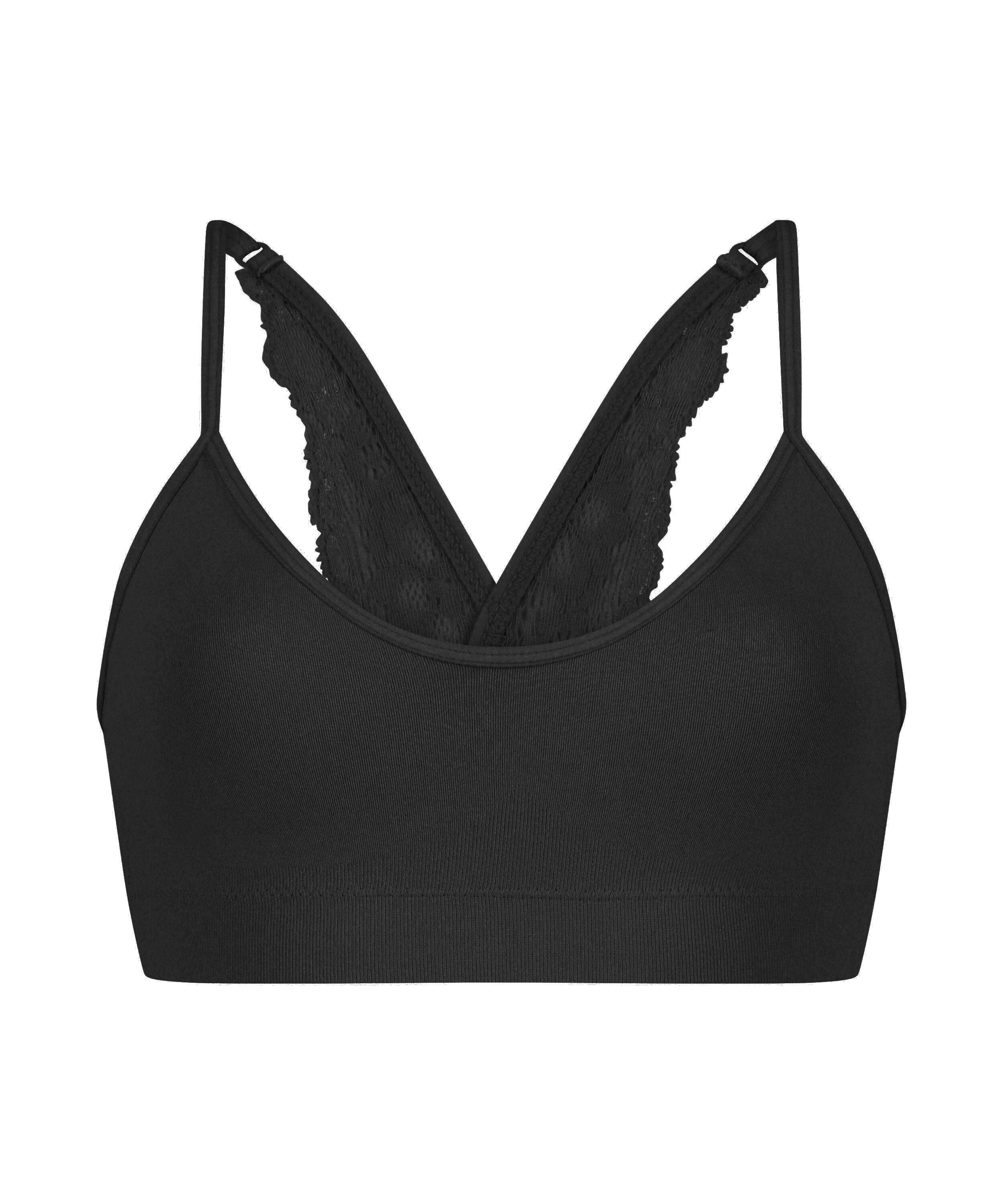 cheap black bralette