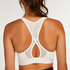 HKMX Sports bra The All Star Level 2, White