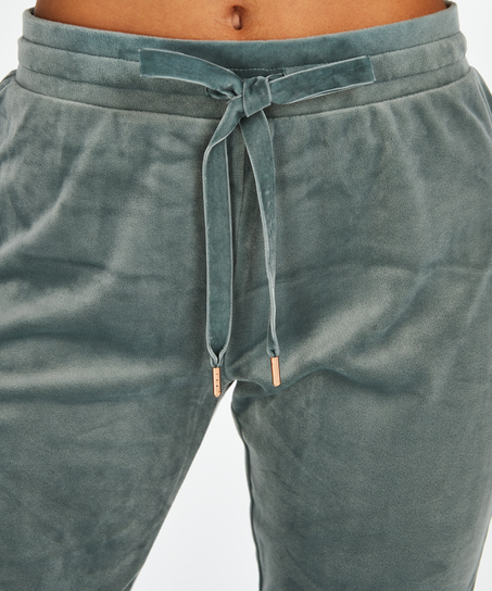 Tall velours Jogging pants, Green