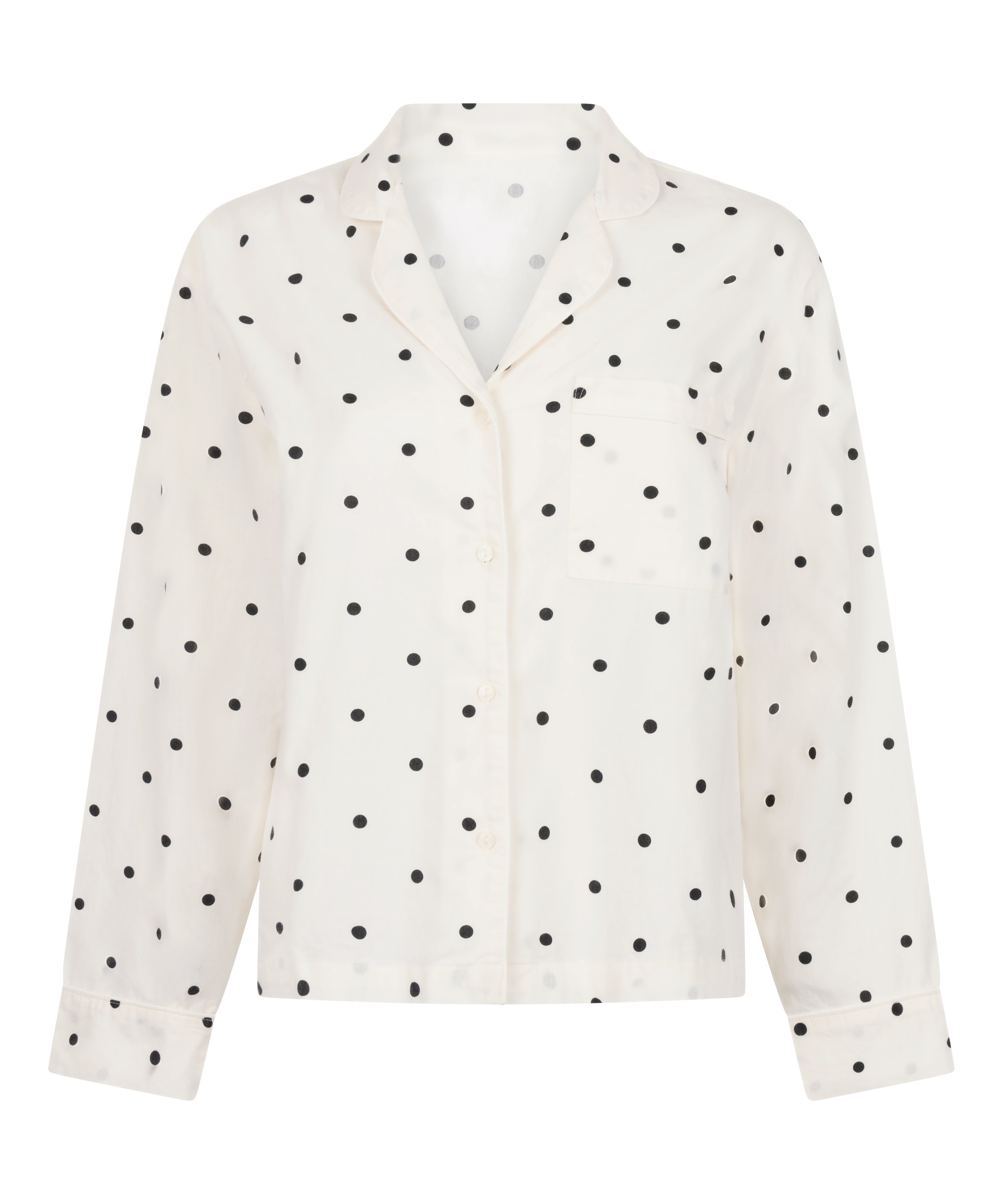 Jacket Cotton Dot, White, main