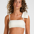Bandeau Bikini Top Como, White