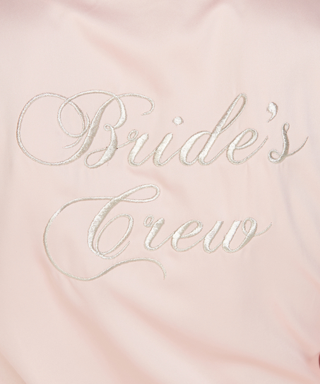 Kimono satin Bridal, Pink