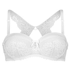 Lace Back Detail , White