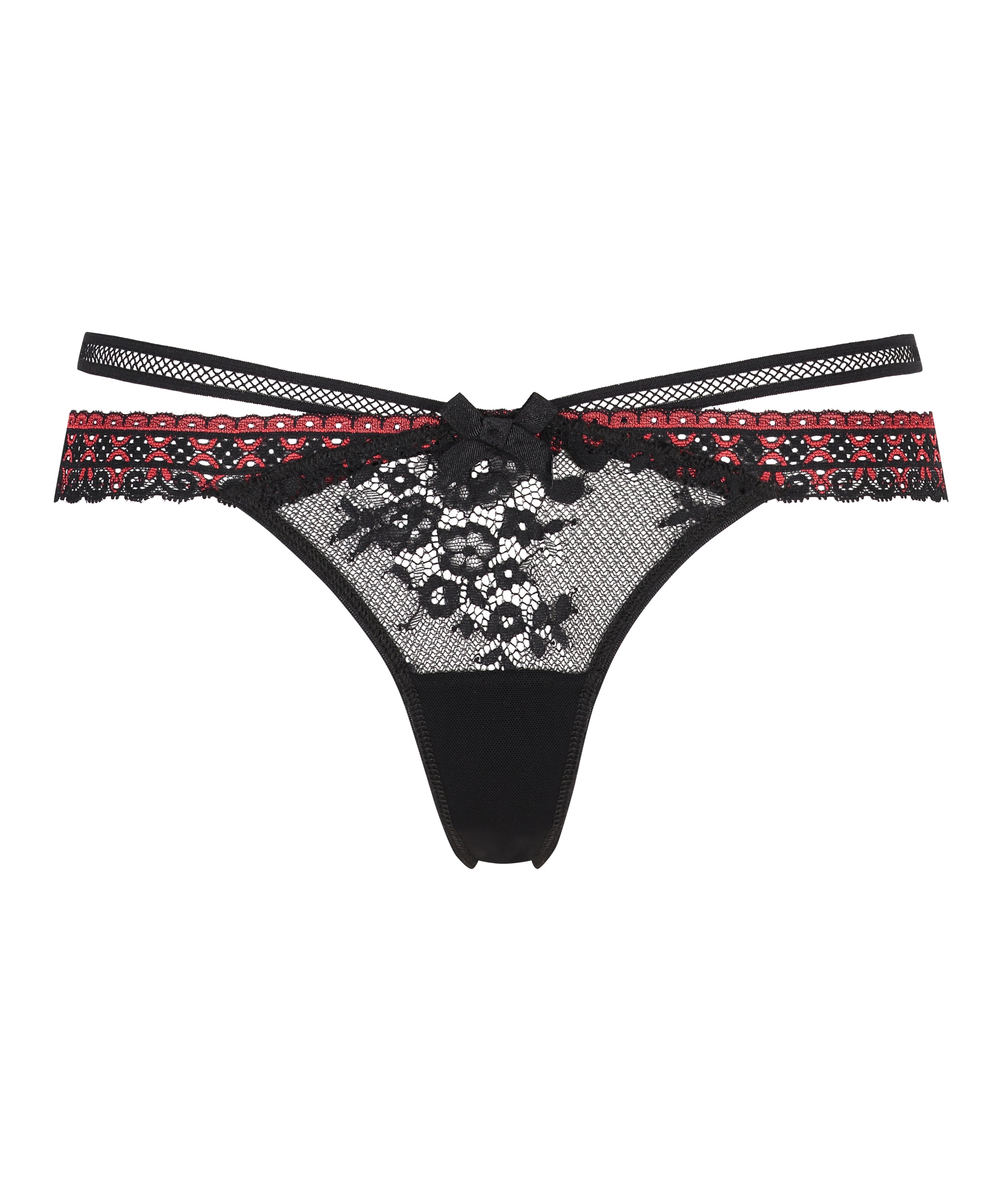 Cantaine low thong, Black, main