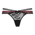 Cantaine low thong, Black