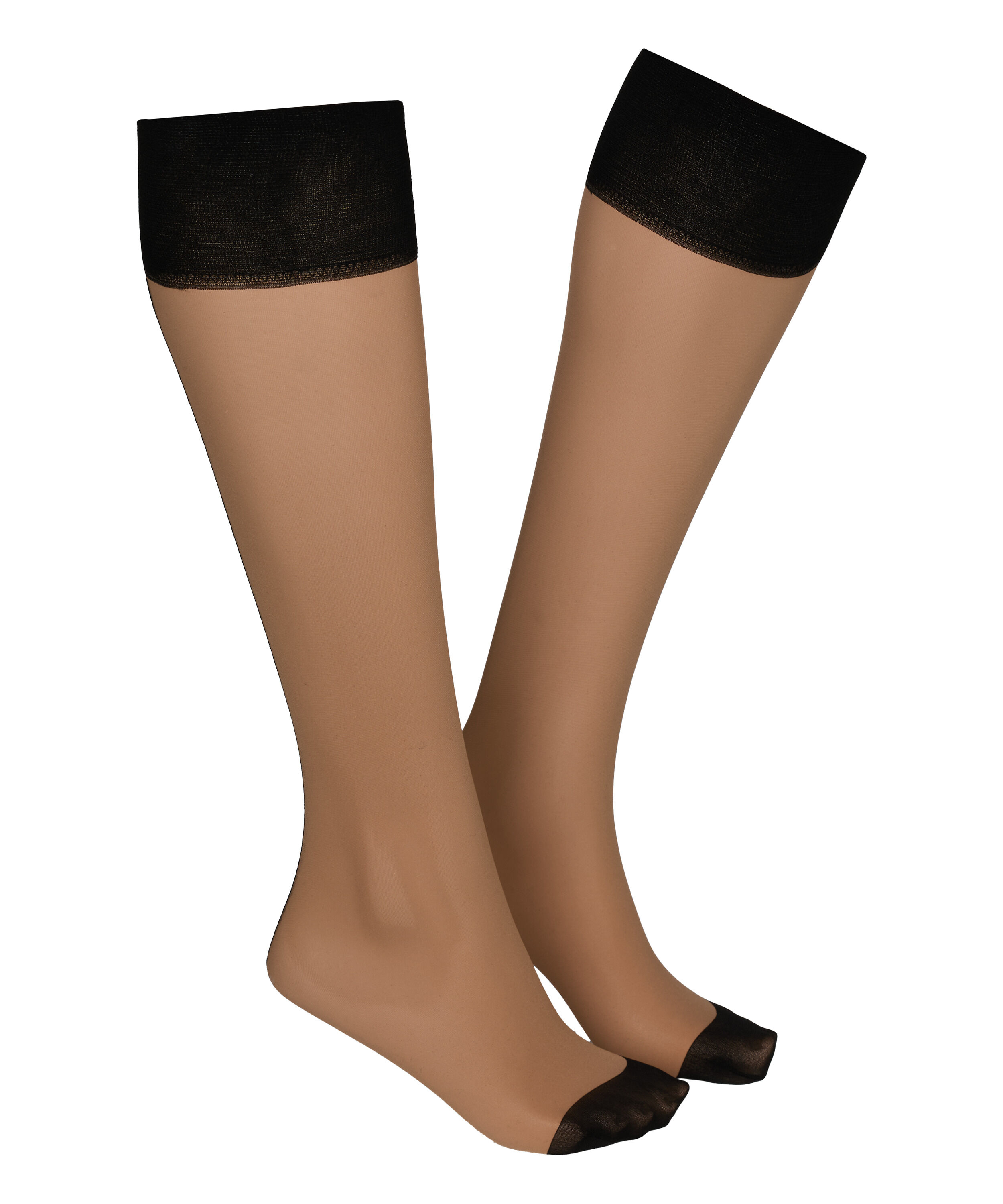 Sheer Socks Back Seam, Black