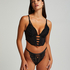 Gigi Padded Underwired Push-Up Bra, Black