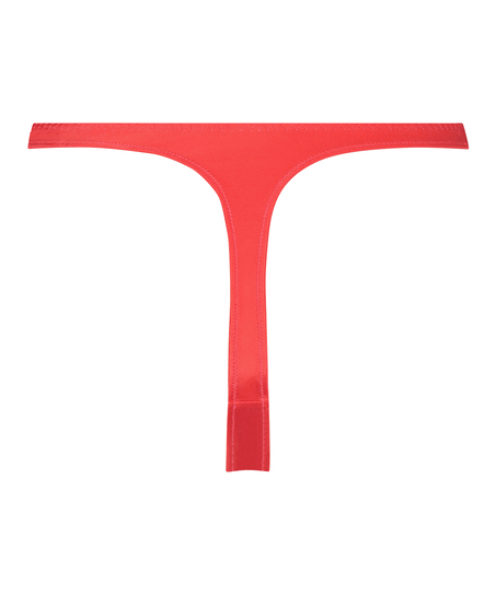 Lace & Shine Thong, Red