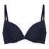 Plunge Padded Underwired Bra, Blue
