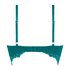 Isabella Padded Underwired Longline Bra, Green