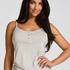 Pyjama Cami Striped Henley, Gray