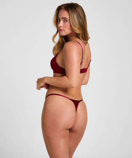 Padded Underwired Bra Jackie, Red