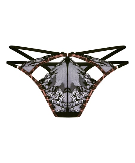 Highleg Thong Tasha, Black