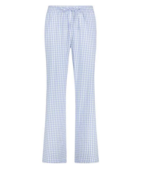 Cotton Pyjama Pants, Blue