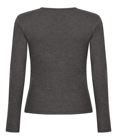 Longsleeved Shirt from Soft Cotton, Gray