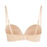 Padded Underwired Strapless Maximizer Bra, Beige