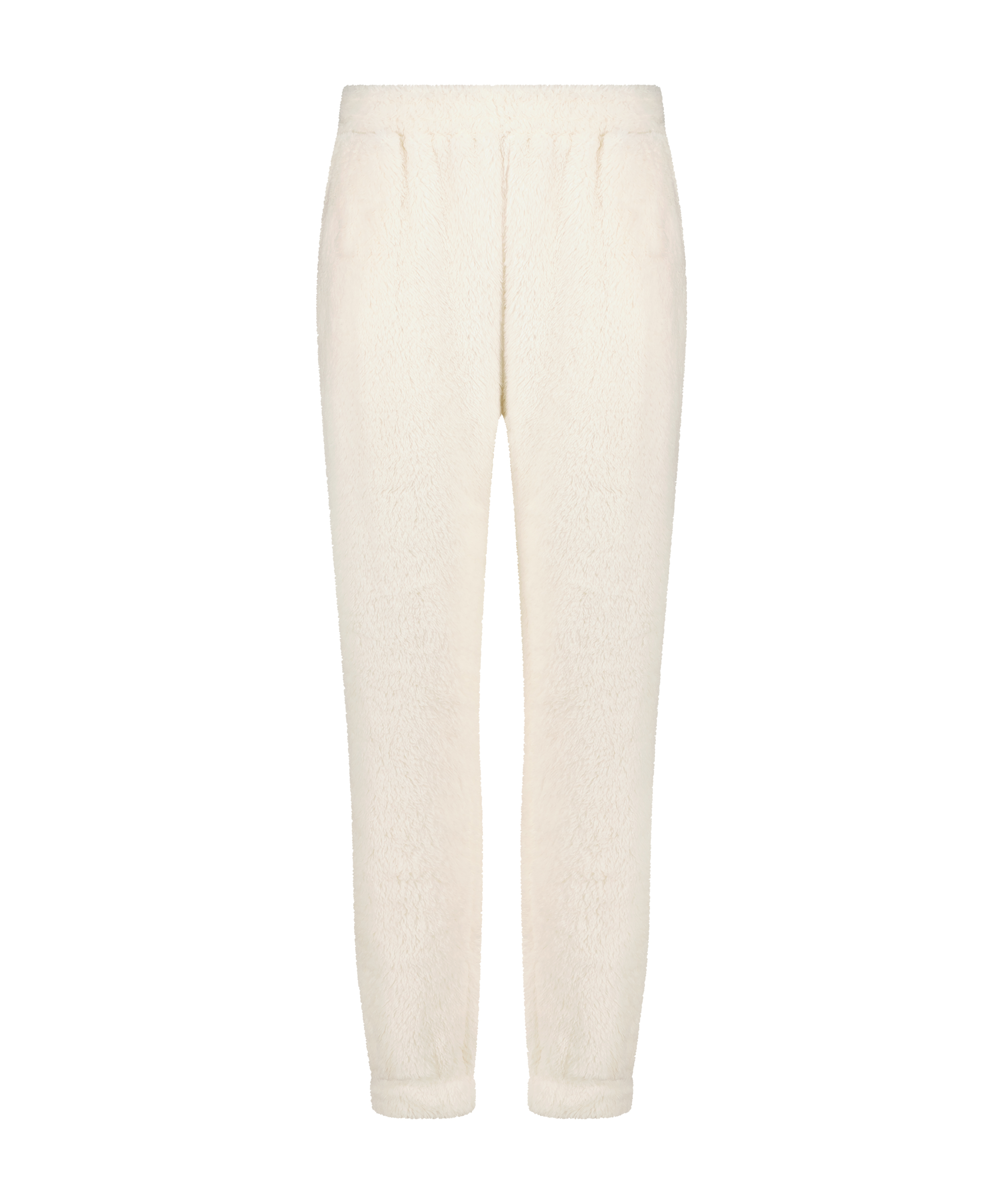 Snuggle Fleece Joggers, White, main