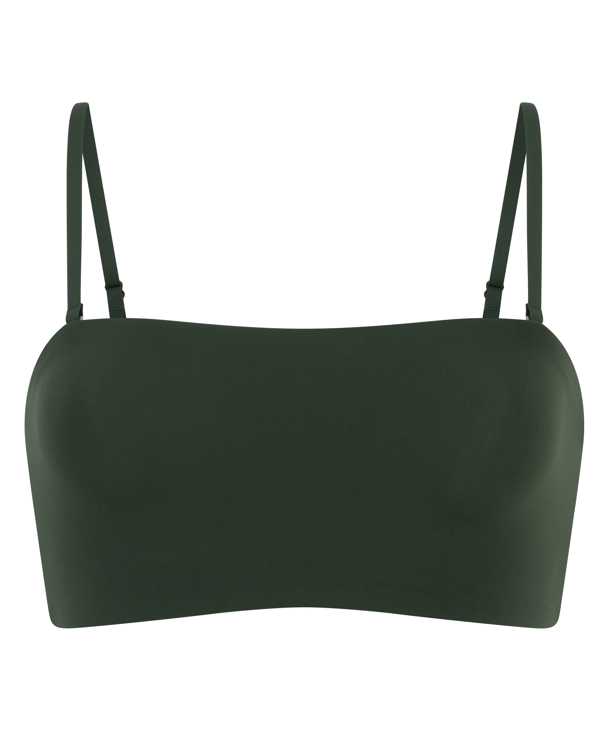 Smooth Bandeau Bralette, Green, main