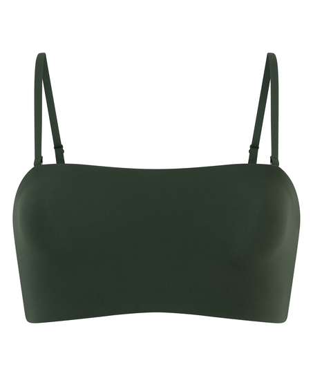 Smooth Bandeau Bralette, Green