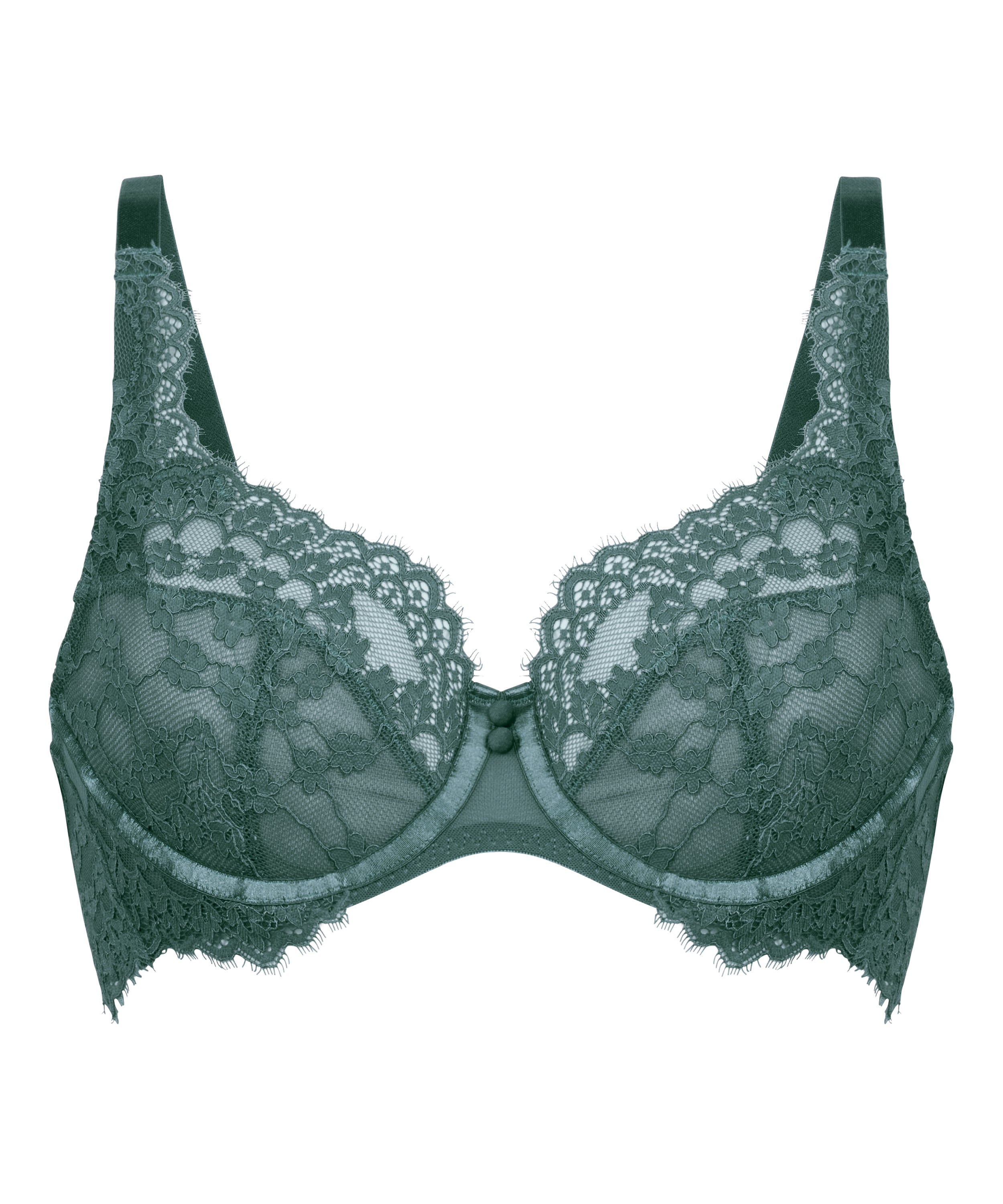 Daisy Non-Padded Underwired Bra, Blue, main