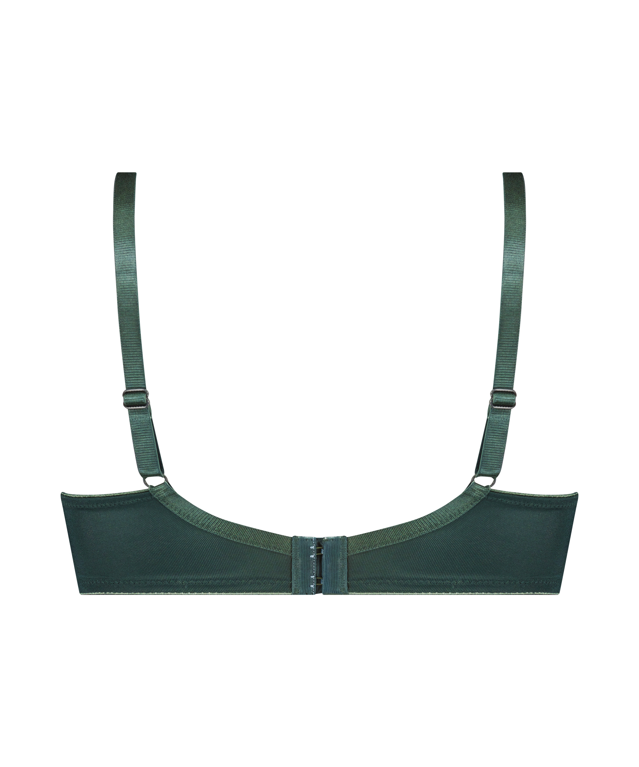 Nina Non-Padded Underwired Minimizer Bra, Green, main