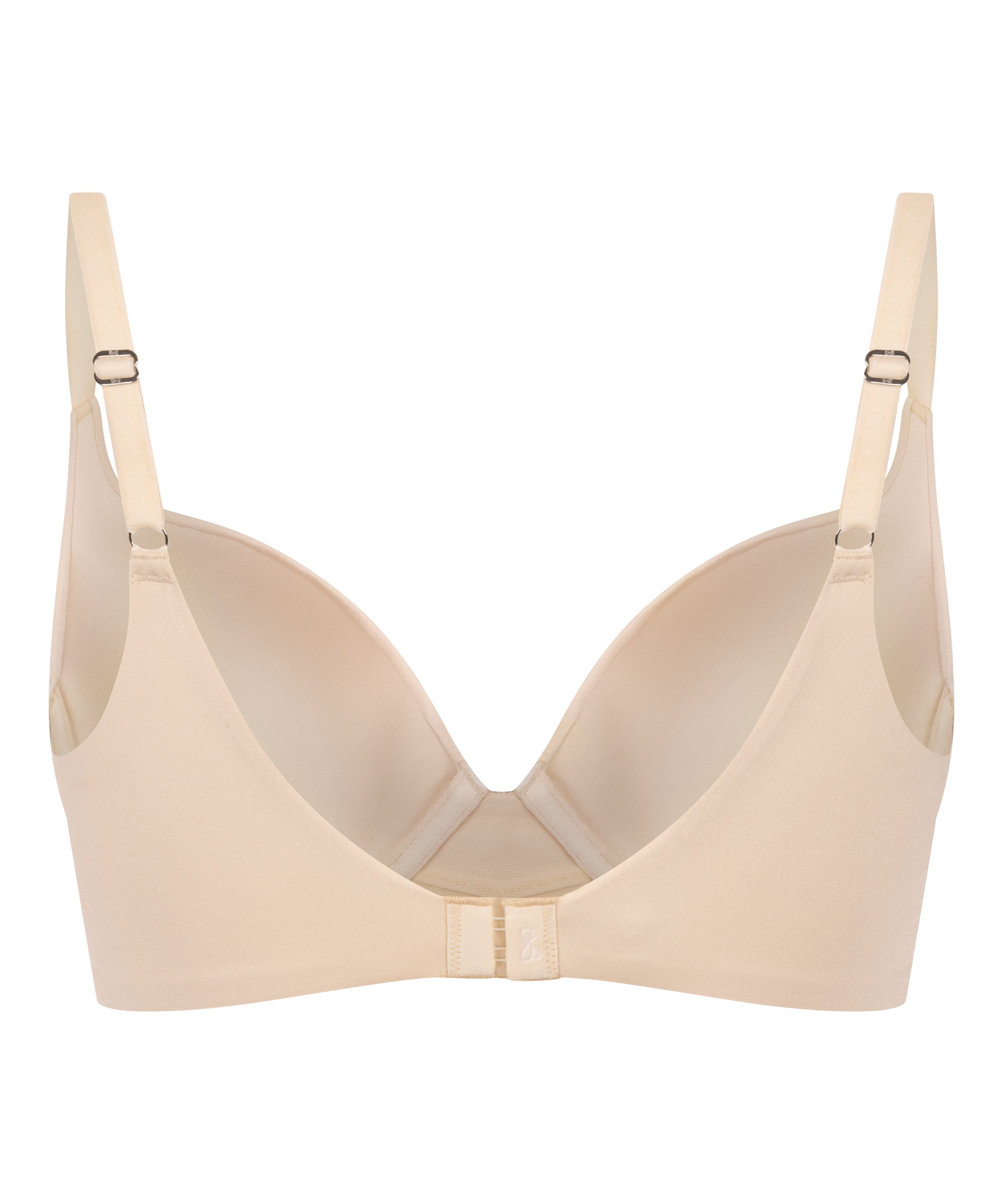 Smooth Padded Underwired Bra, Beige, main
