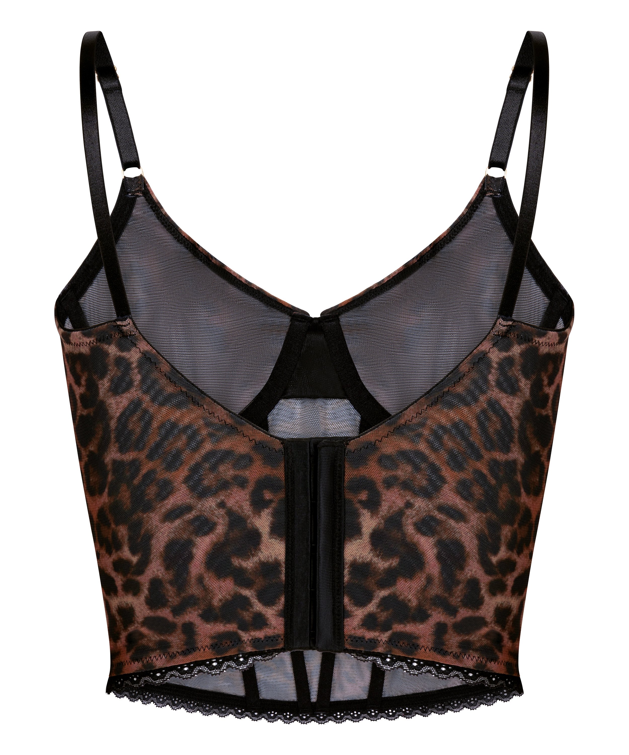 Ella Non-Padded Underwired Bra, Brown, main