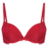 Valentina Padded Maximizer Underwired Bra, Red