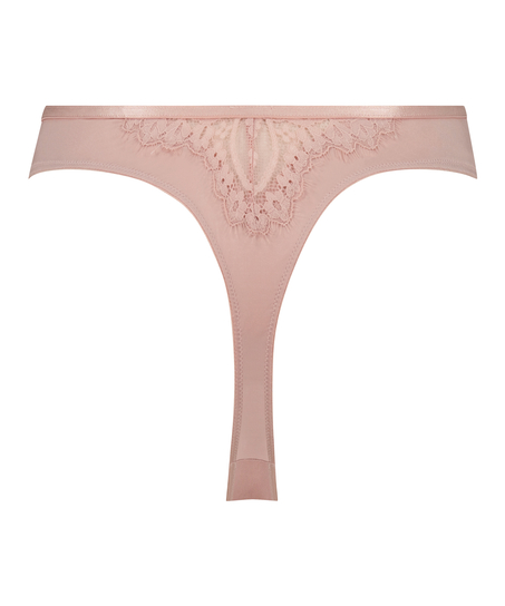 Cheryl High Leg Thong, Pink
