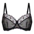 Non-Padded Underwired Bra Iris, Black