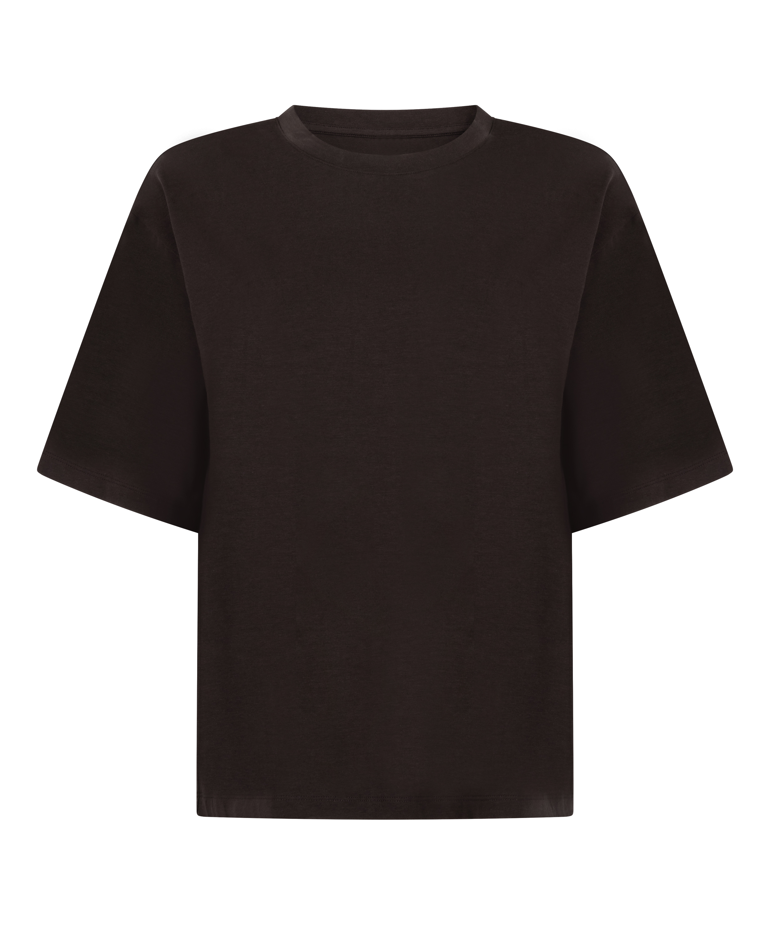 Pyjama Top Loose, Brown, main