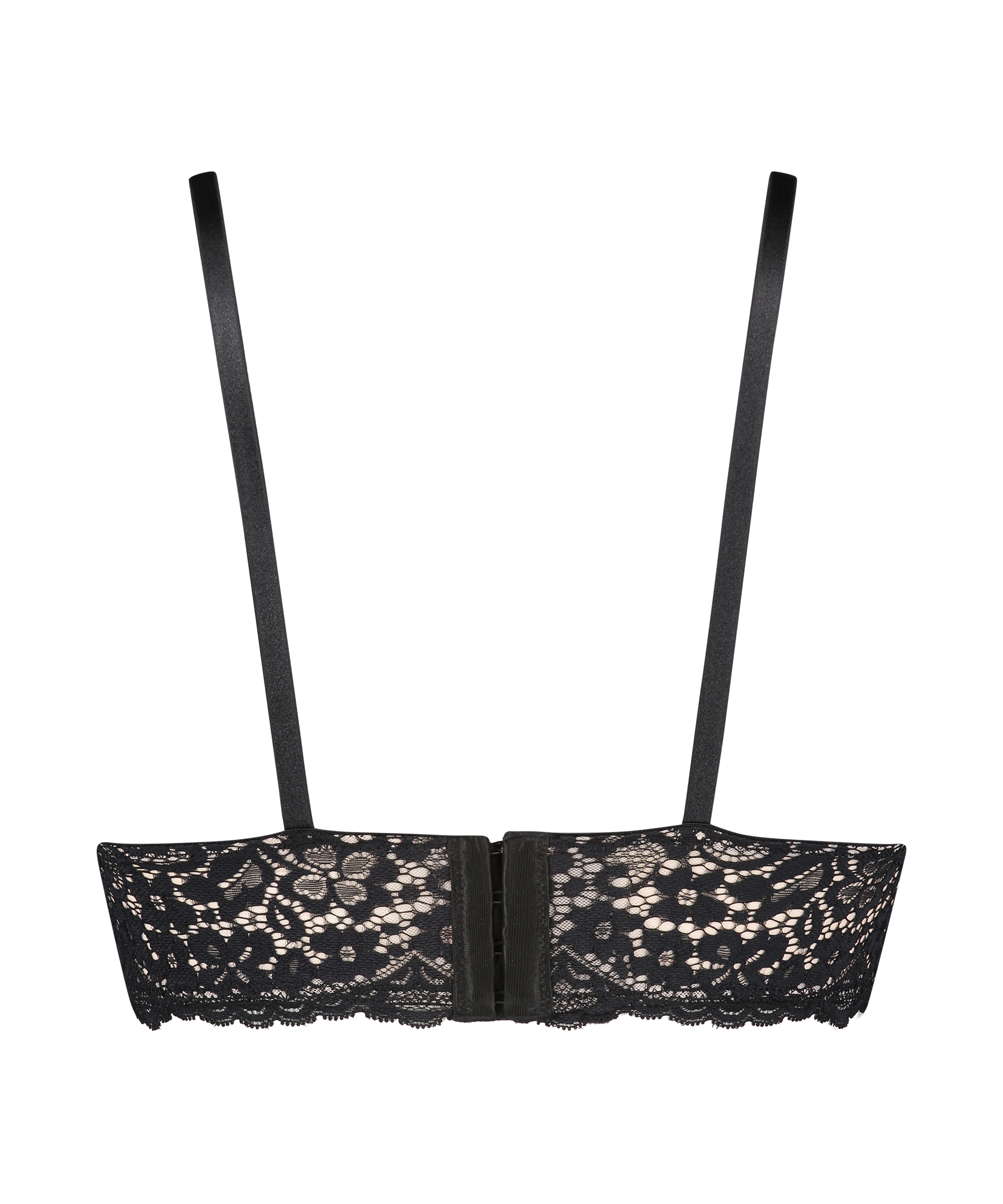 Rose Bralette, Black, main