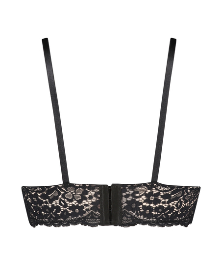 Rose Bralette, Black