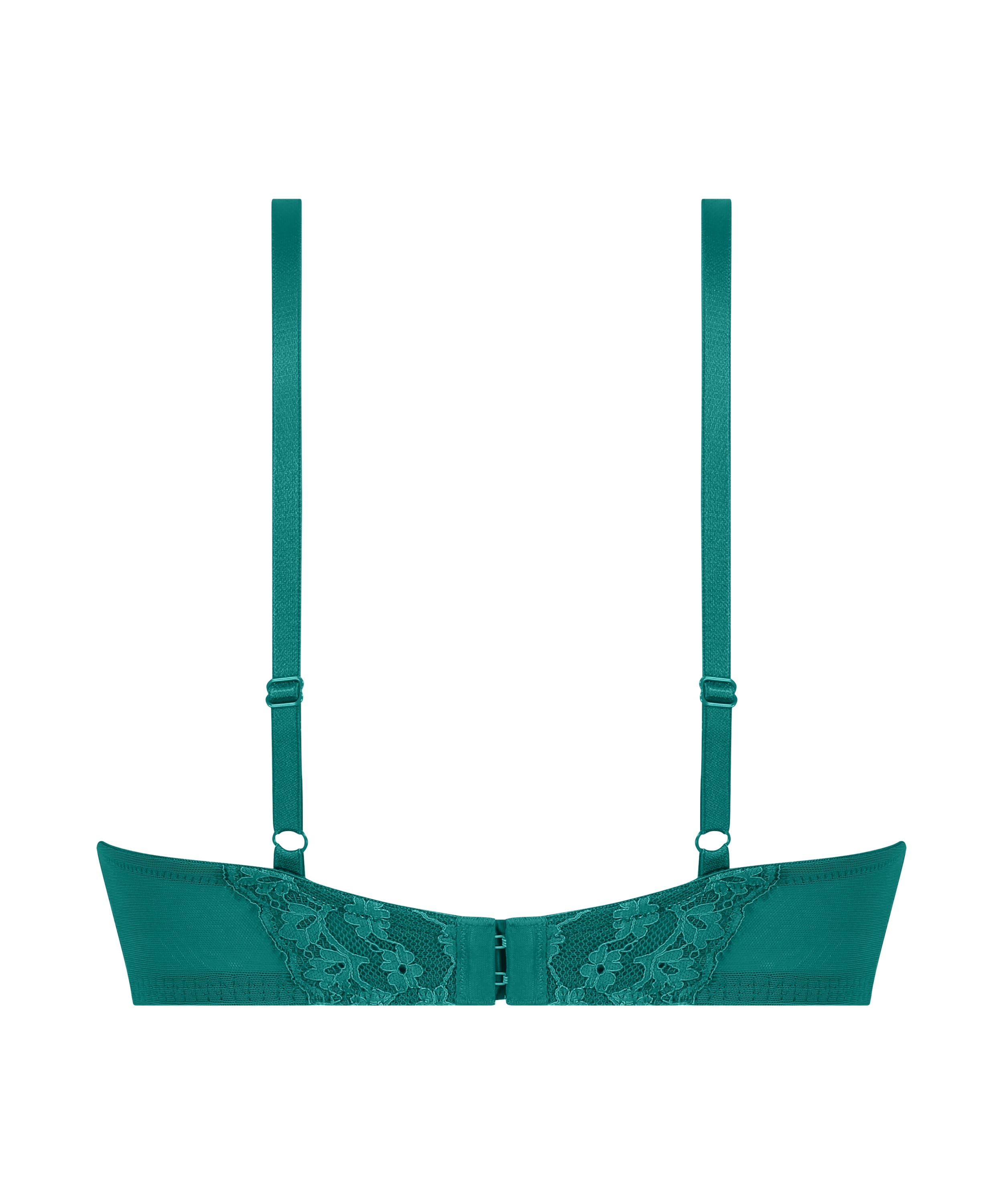 Daisy Padded Underwired Maximizer Bra, Green, main