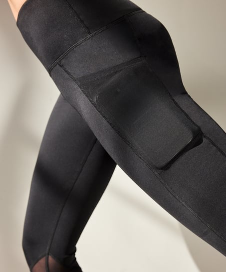 HKMX Oh My Squat High Waisted Leggings, Black