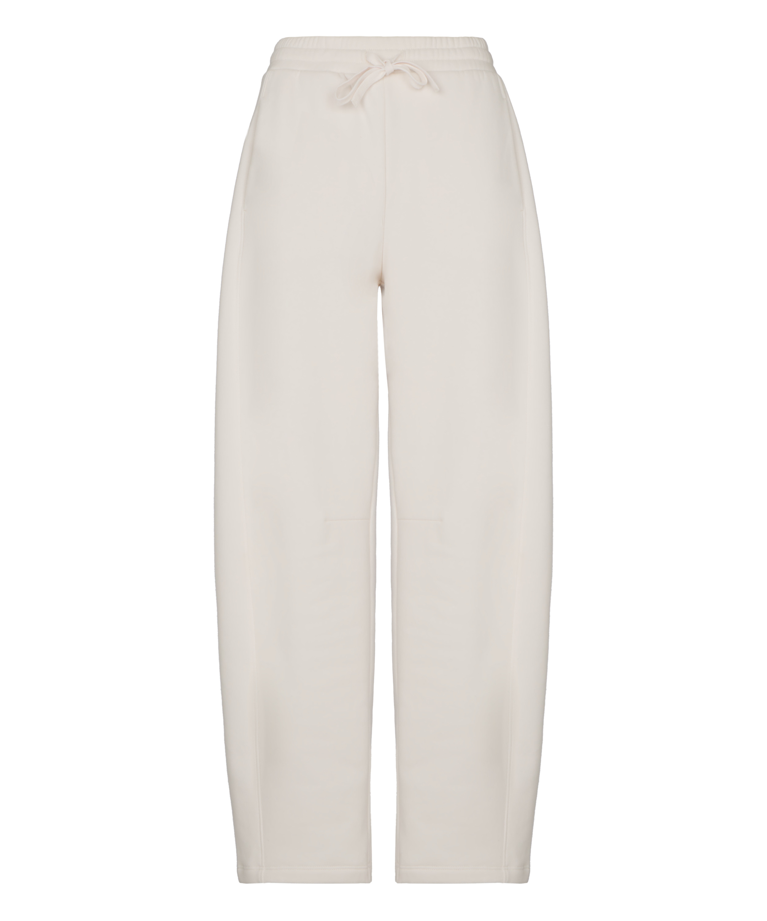 Pants Barrel Brushed Sweat, White, main