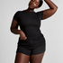 Pointelle Top, Black
