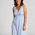 Nora Lace Slip Dress, Blue