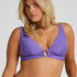 Triangle Bikini Top Luxe, Purple