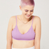 Bae Ruffle Bralette, Purple
