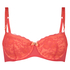 Theresa Padded Underwired Bra, Red
