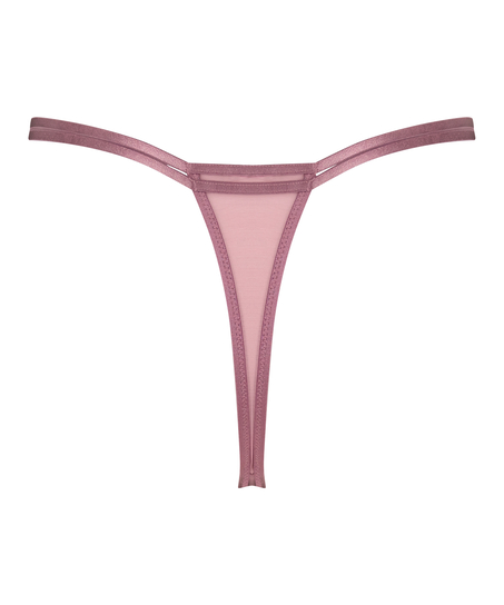 Bliss High Leg Thong, Purple
