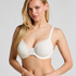 Mesh non-padded underwired bra, White