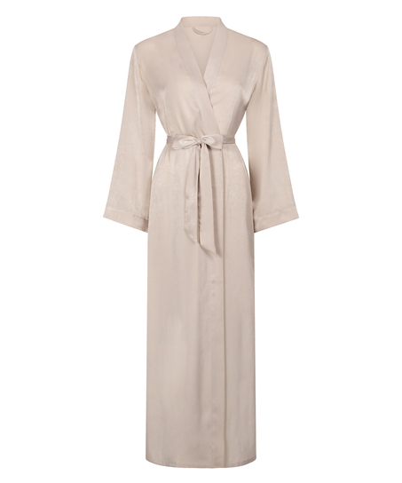 Satin Kimono, Beige