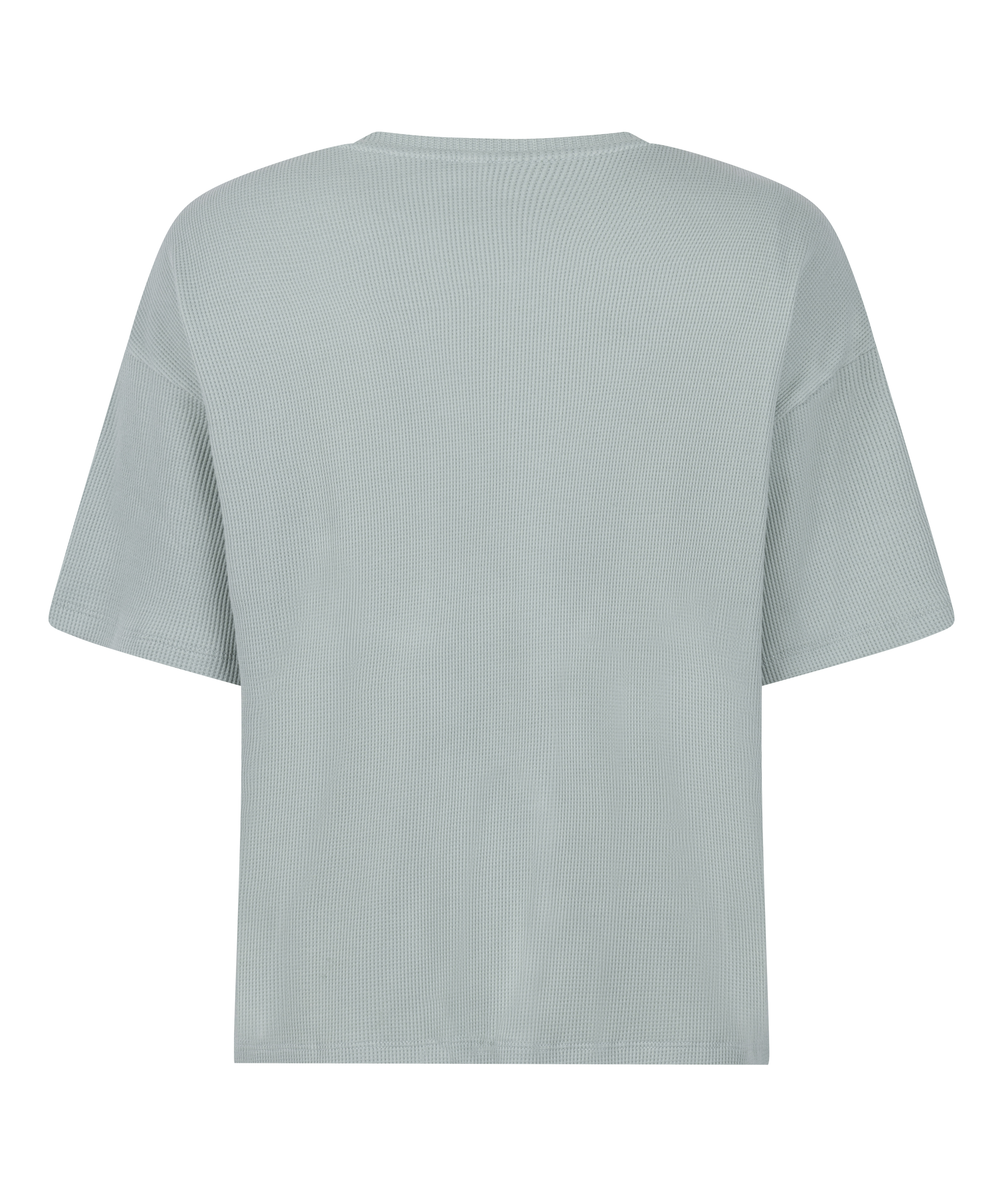 Pyjama Top Waffle, Green, main